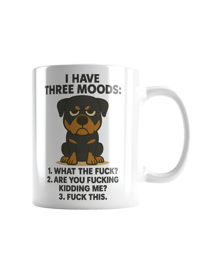 Three Moods Rottweiler Mug product image (6)