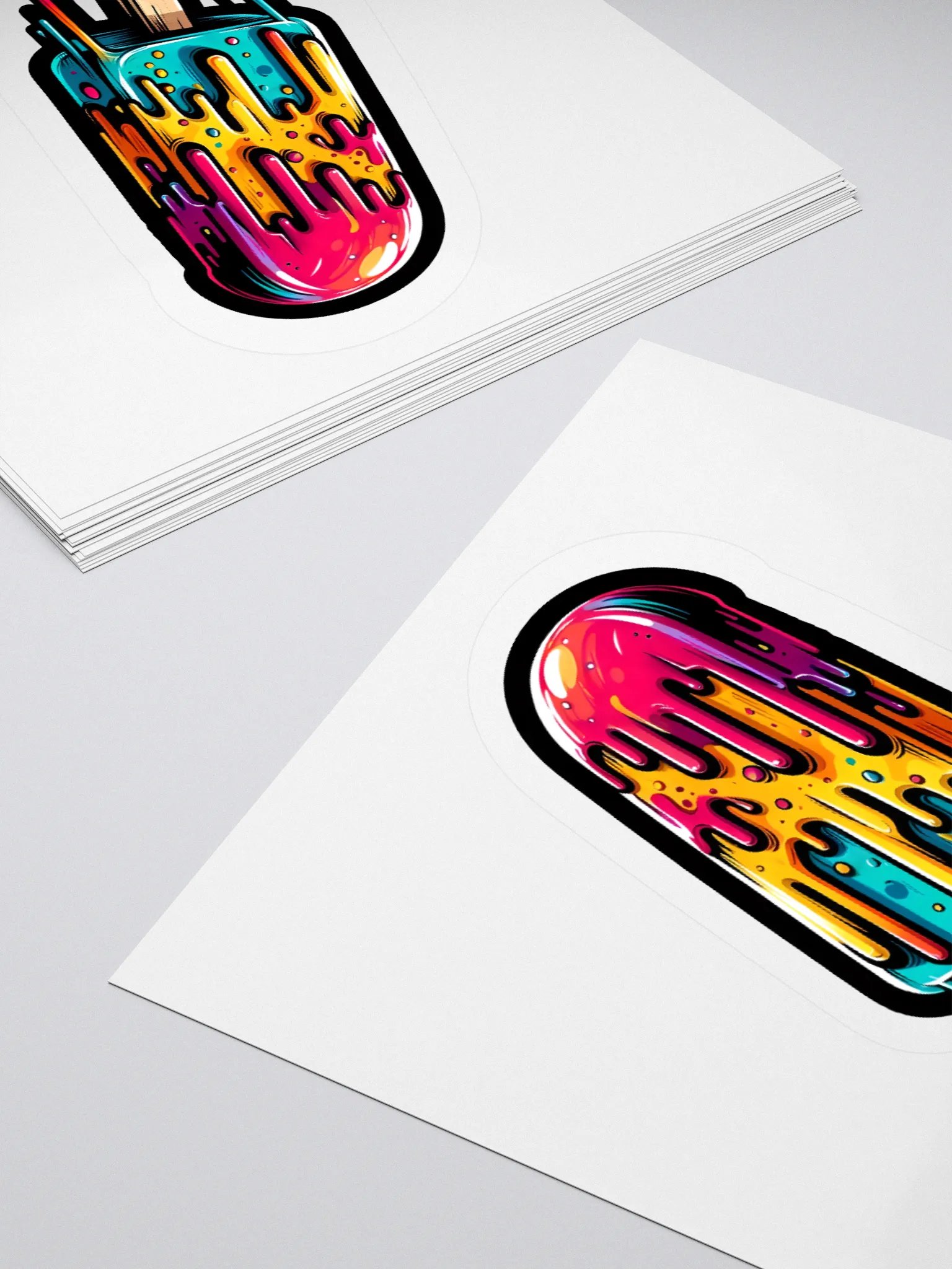 Melted Popsicle Summer Sticker product image (10)