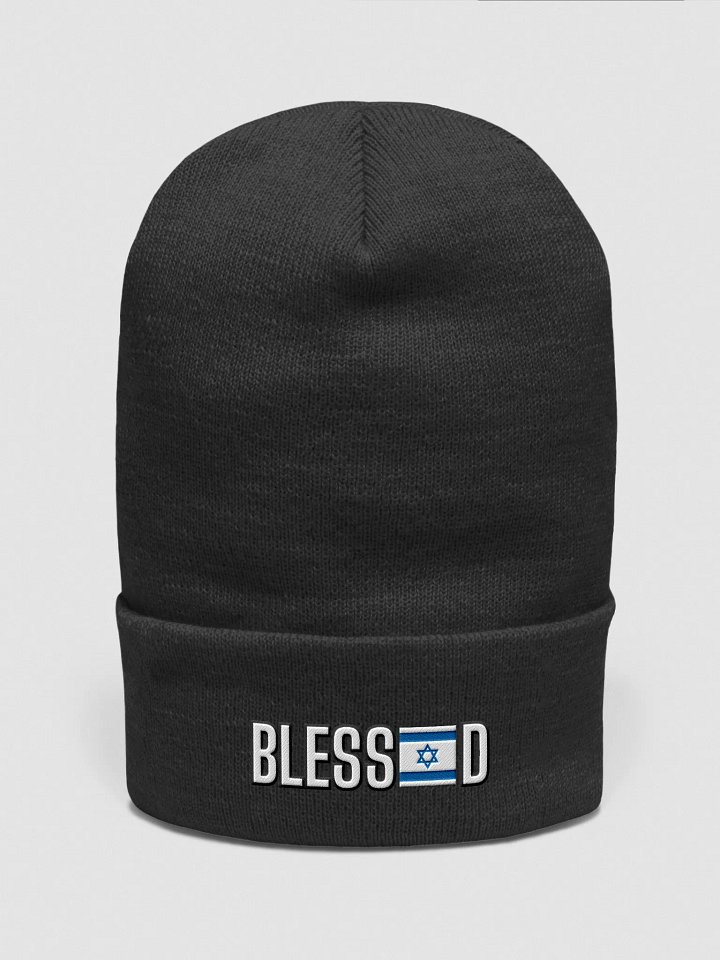 BLESSED Beanie – Israeli Flag Edition product image (1)