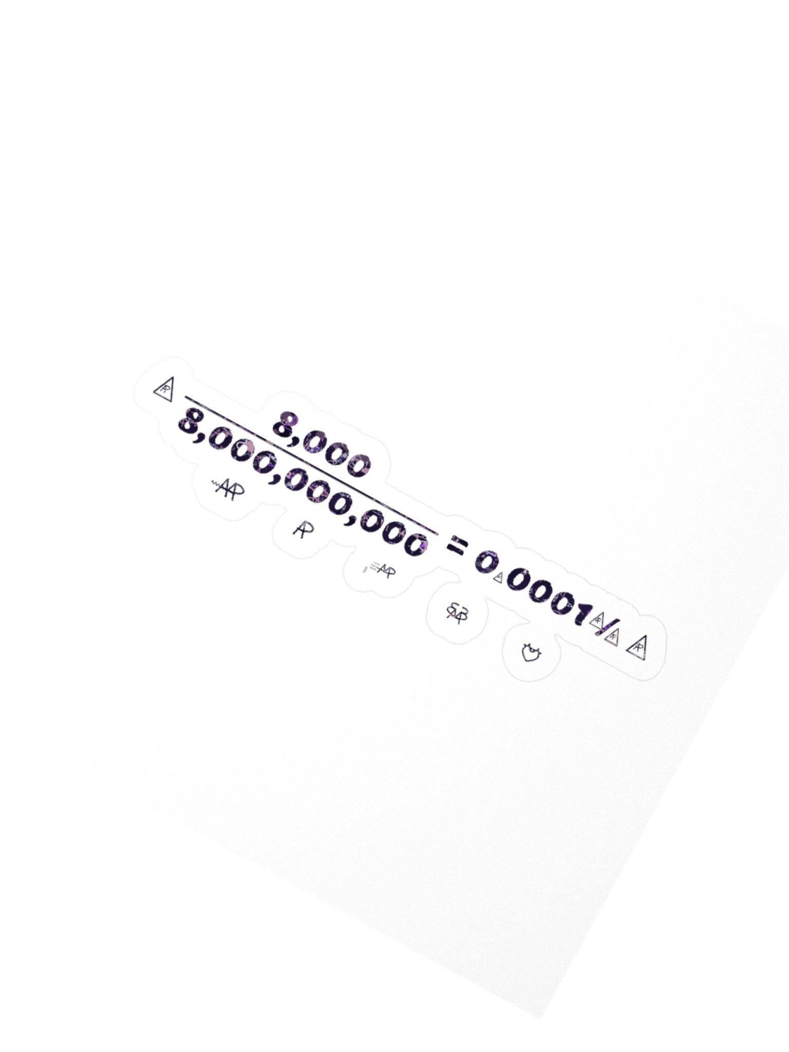THE EQUATION — Sticker product image (8)