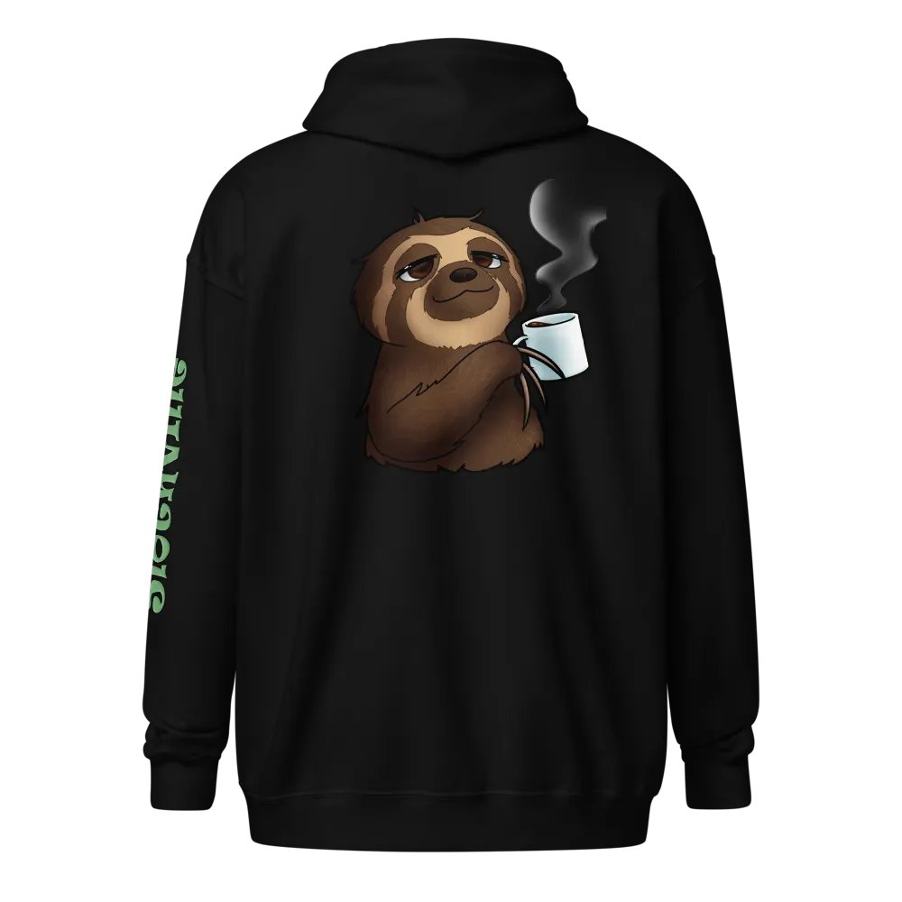 Sloth Mug Zip Hoodie product image (1)