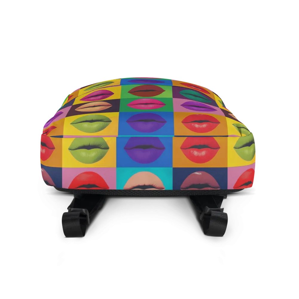 Pop Art Lips All-Over Backpack product image (3)