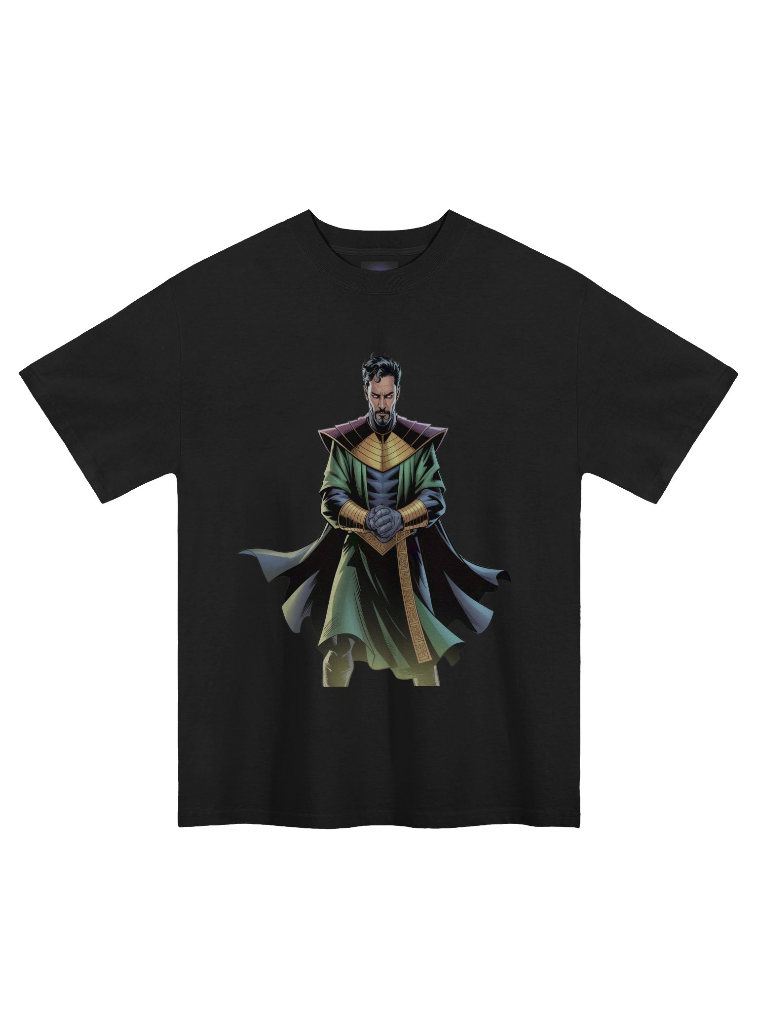 Demon's Dominion: Ra’s Al Ghul Inspired Oversized Faded T-Shirt product image (3)