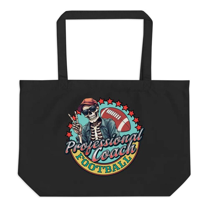 Professional Coach Skeleton Football Cool Tote Bag product image (1)