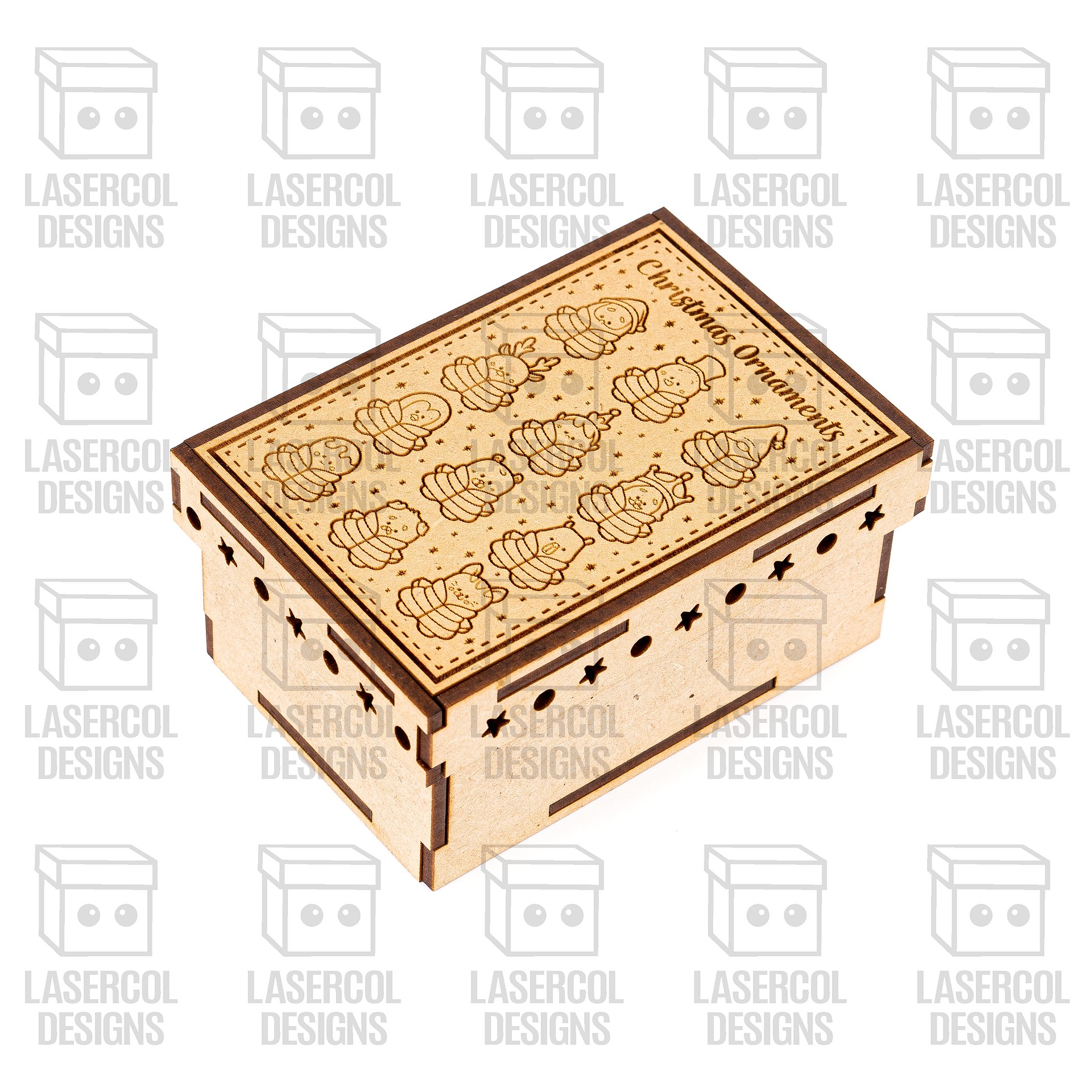 Christmas Ornaments Box - Laser Cut Files product image (8)