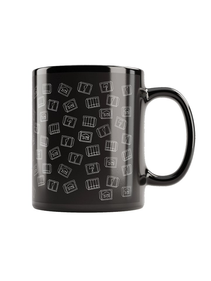 TV Pattern Mug - Noir product image (2)
