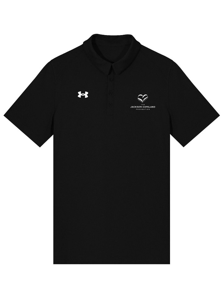 Men's Under Armour Polo Shirt, with white embroidered foundation logo product image (1)