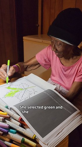 No matter how old we get, no matter what happens to the mind, coloring will always bring calm, peace, and relaxation. 

#adul...