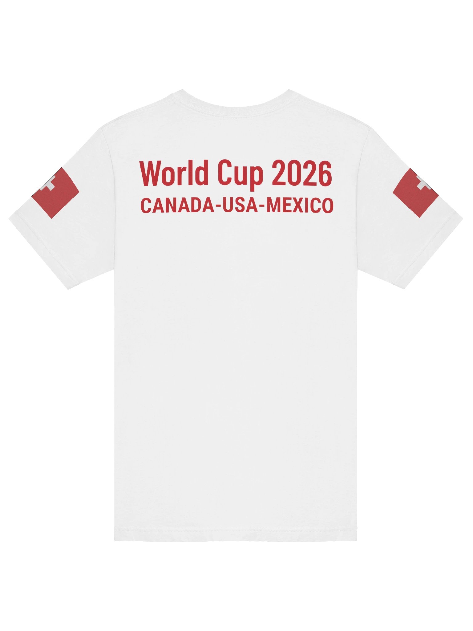 Switzerland 2026 World Cup Flag Tee - World Cup 2026 Map Edition - Premium Unisex T-Shirt product image (49)
