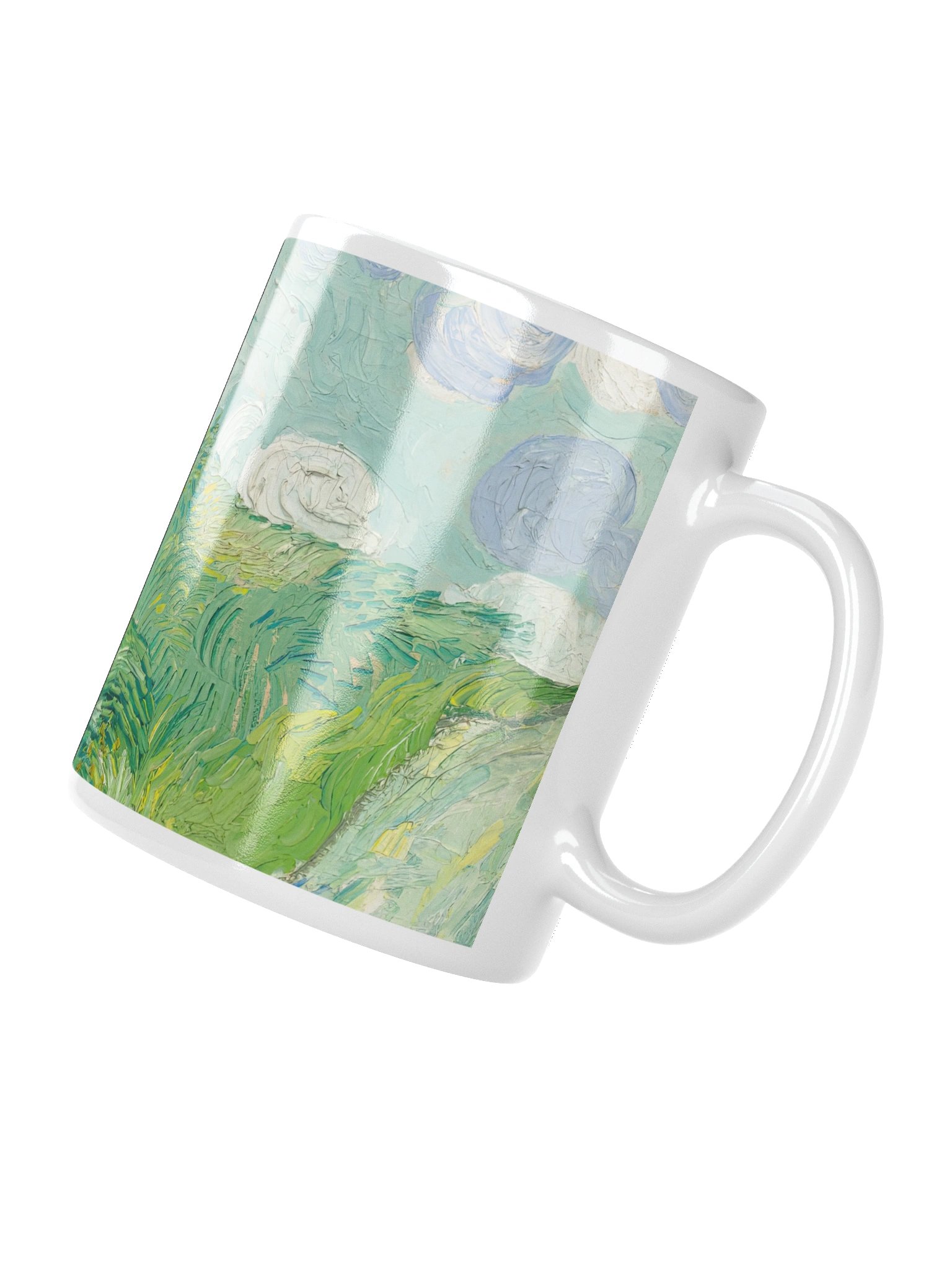 Green Wheat Fields, Auvers Mug product image (5)
