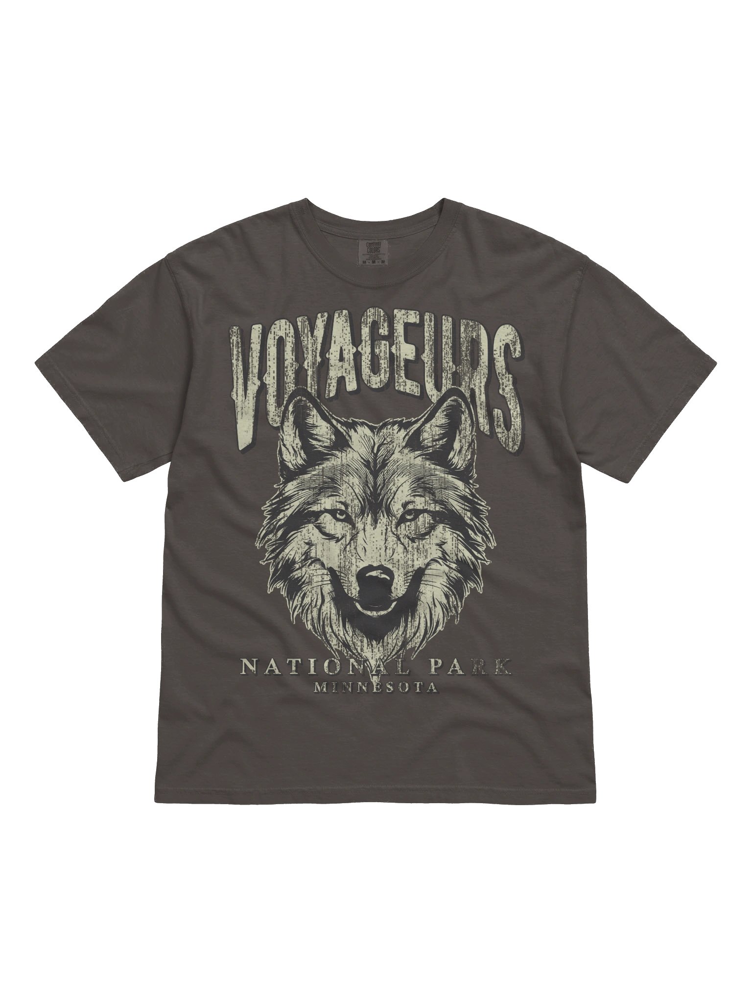 Voyageurs National Park Shirt – Vintage Wolf Graphic Tee Minnesota product image (4)