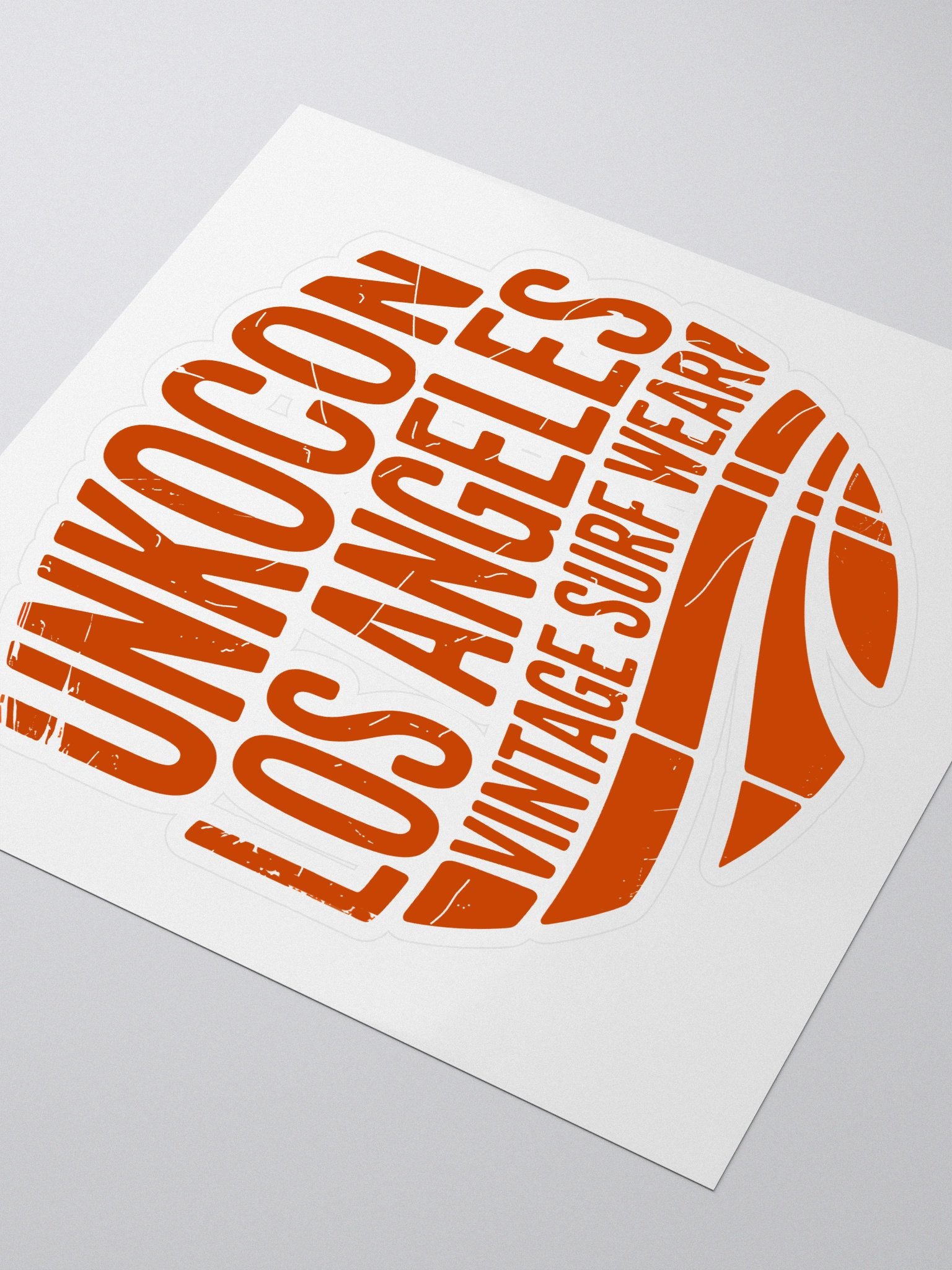 Los Angeles Surf Sticker – Retro Wave Vinyl Decal | Vintage SoCal Beachwear Logo product image (3)