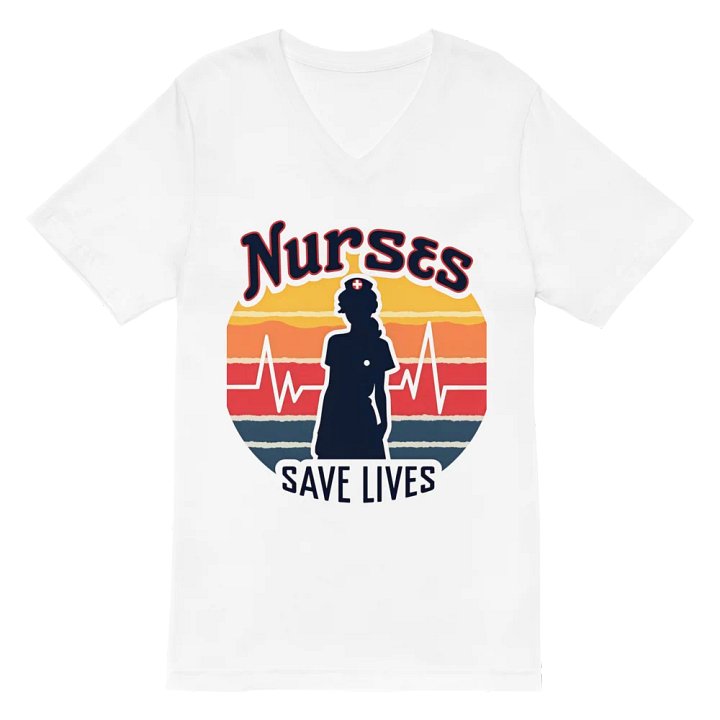 Heartbeat Hero V-Neck Tee product image (2)