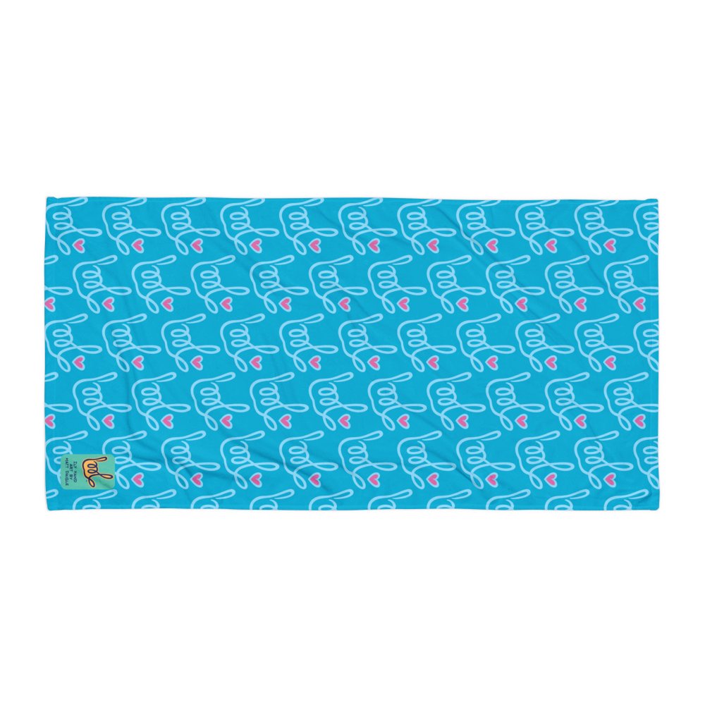 Forever ILY Blue Beach Towel product image (1)