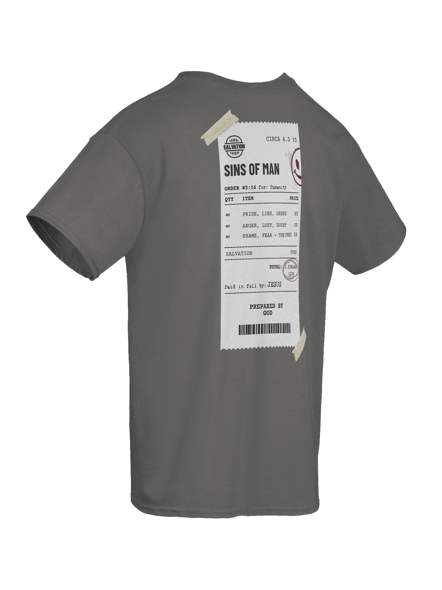 YHWH Heavyweight Tee - "Paid in Full" product image (6)
