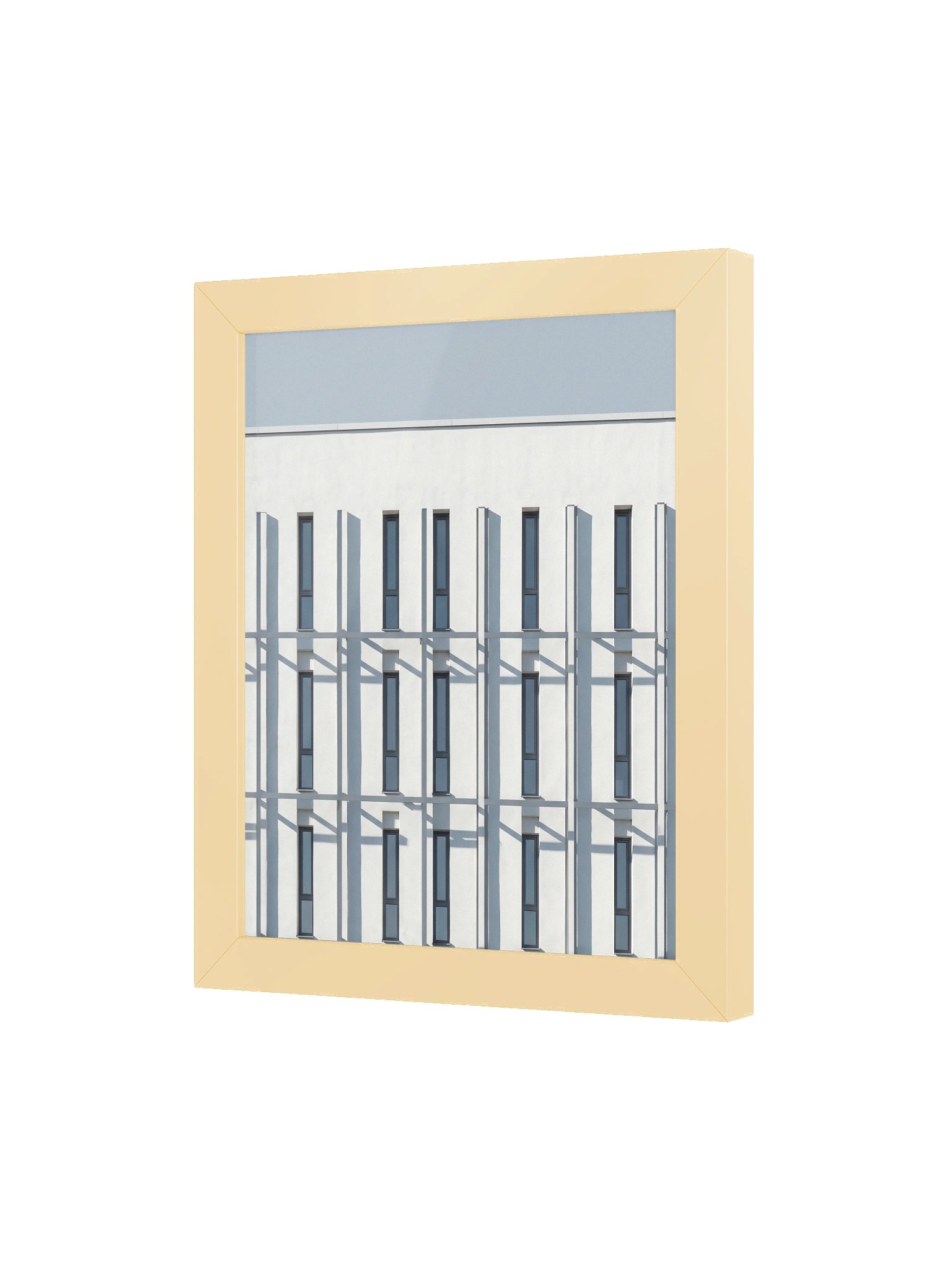 Window Grid - Minimalist Geometric Architectural Wall Art product image (3)