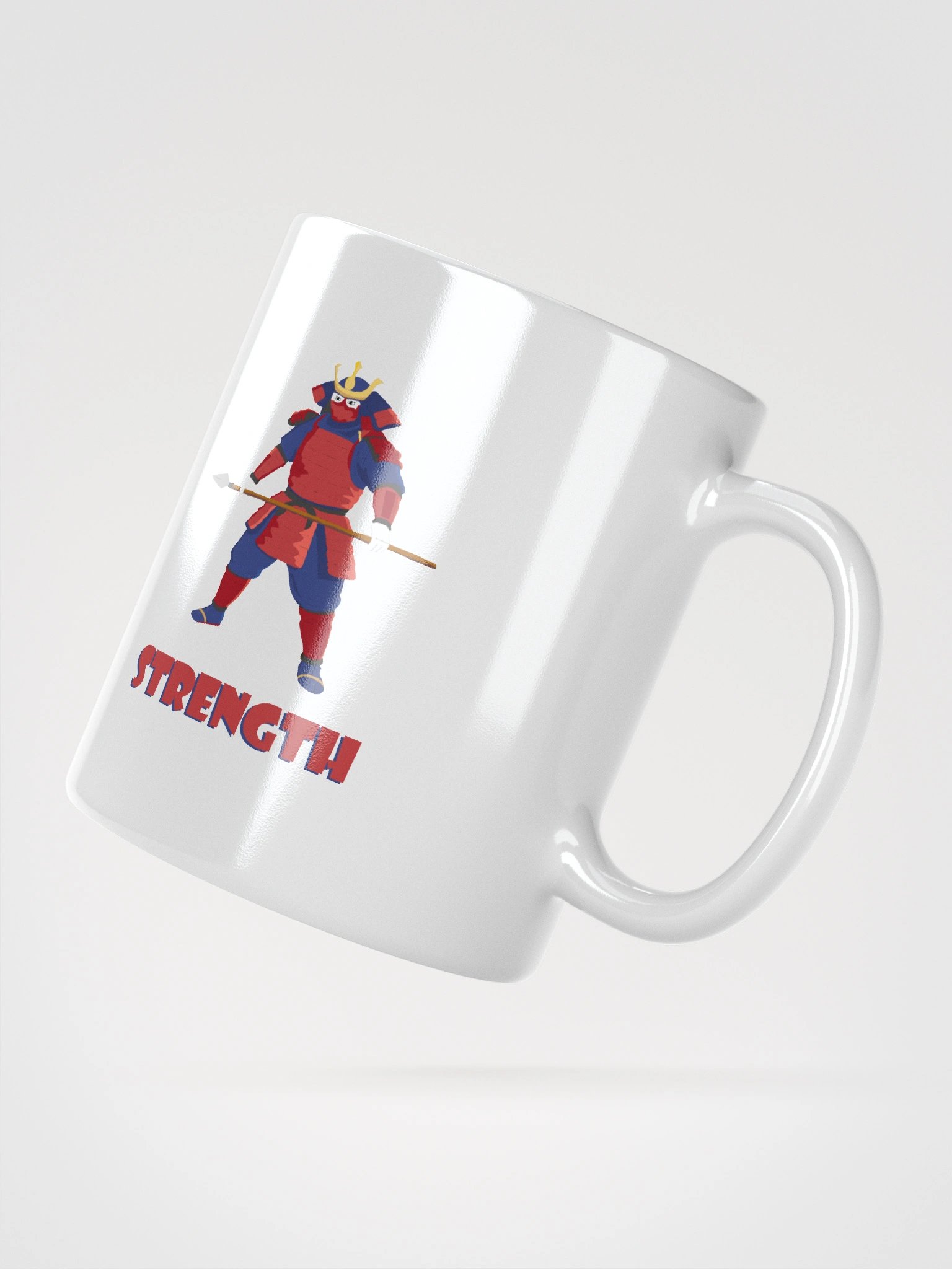 Samurai Wojak Strength Funkmation Cartoon Colorful Style Mug product image (8)