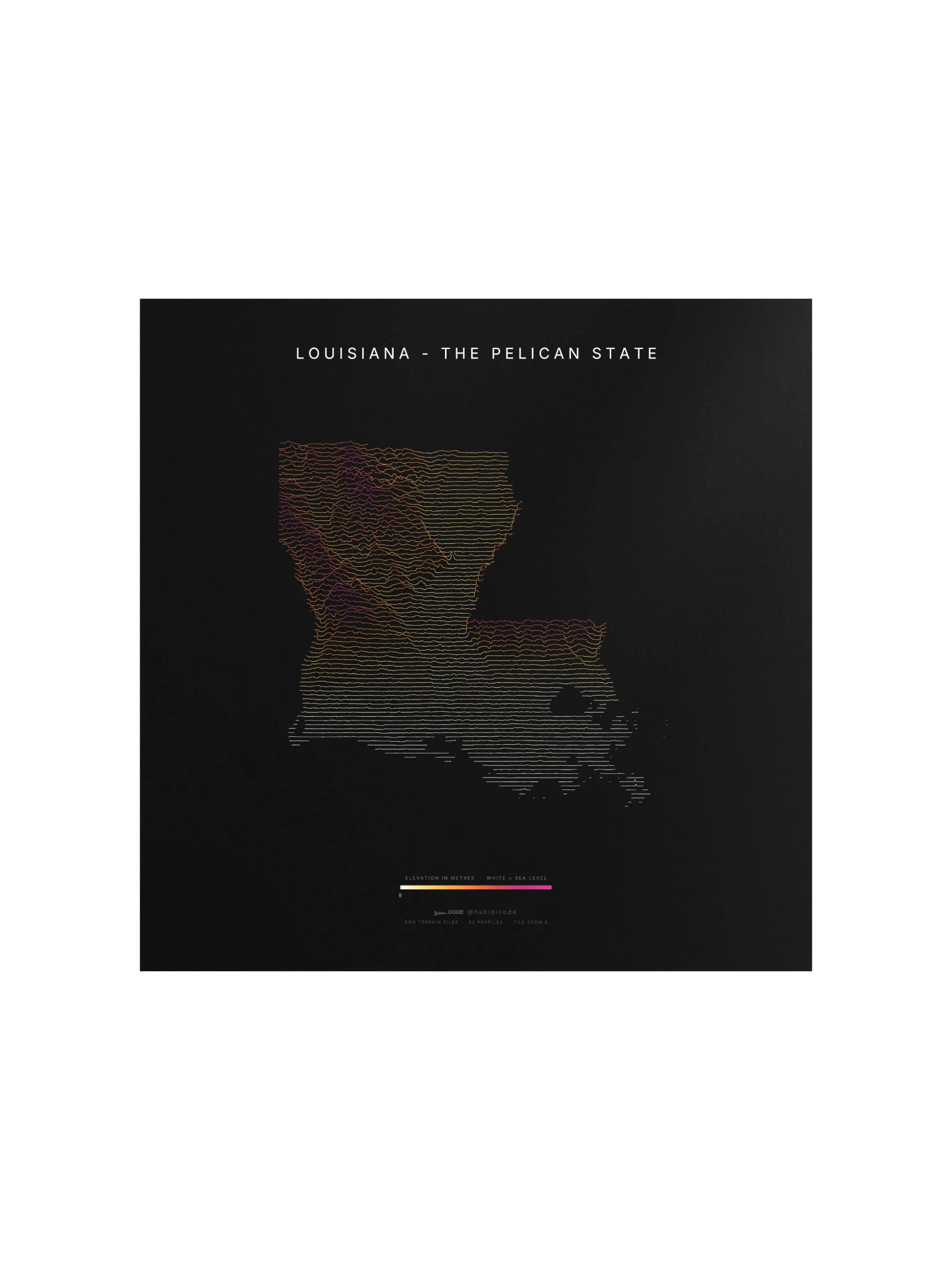 Ridgeline Poster - Louisiana product image (1)