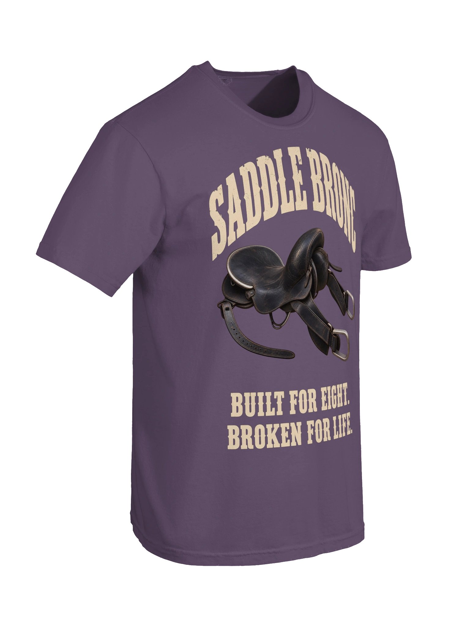 Saddle Bronc Rodeo Shirt | Built for Eight, Broken for Life | Roughstock Rodeo product image (84)