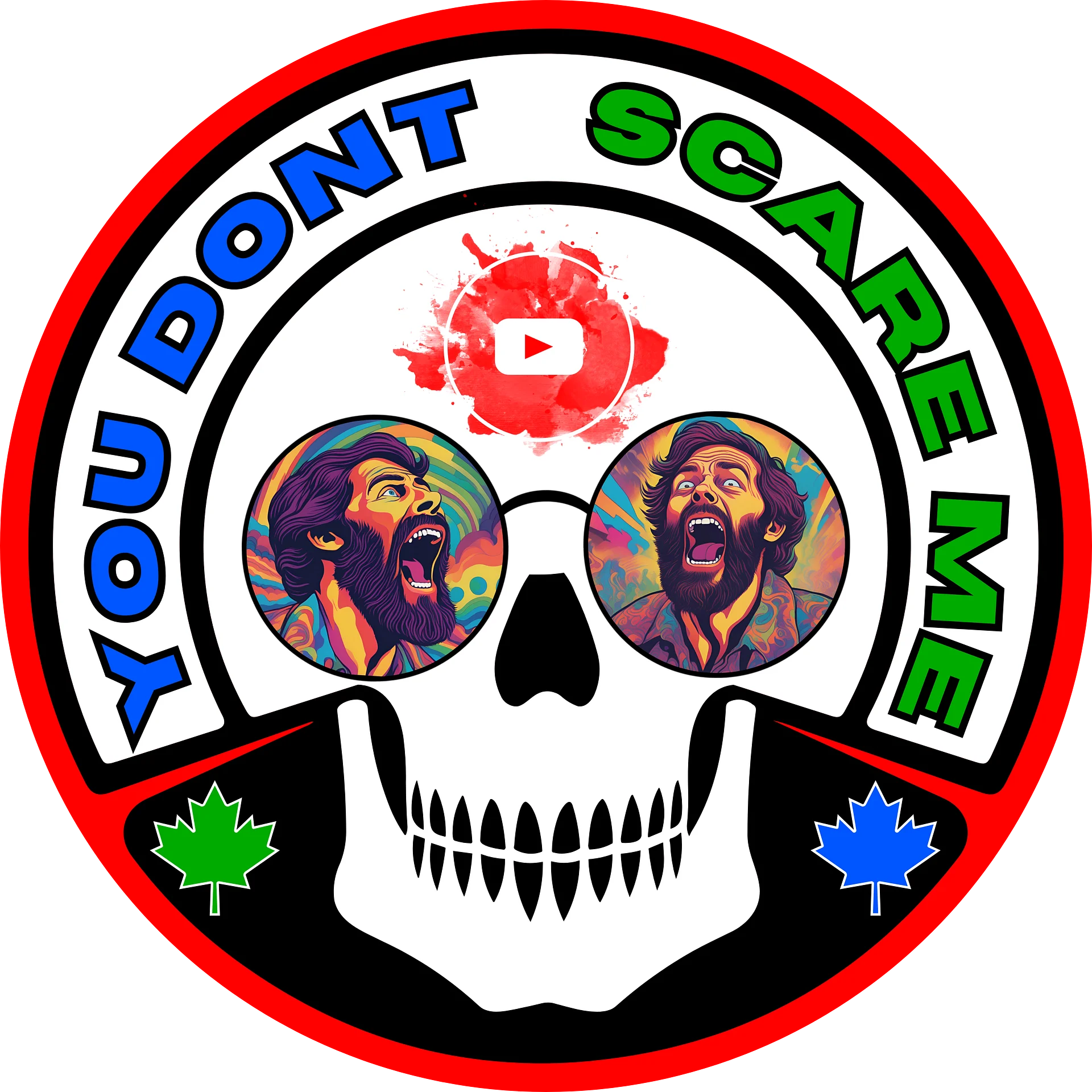 You Don’t Scare Me – Logo Magnet product image (1)