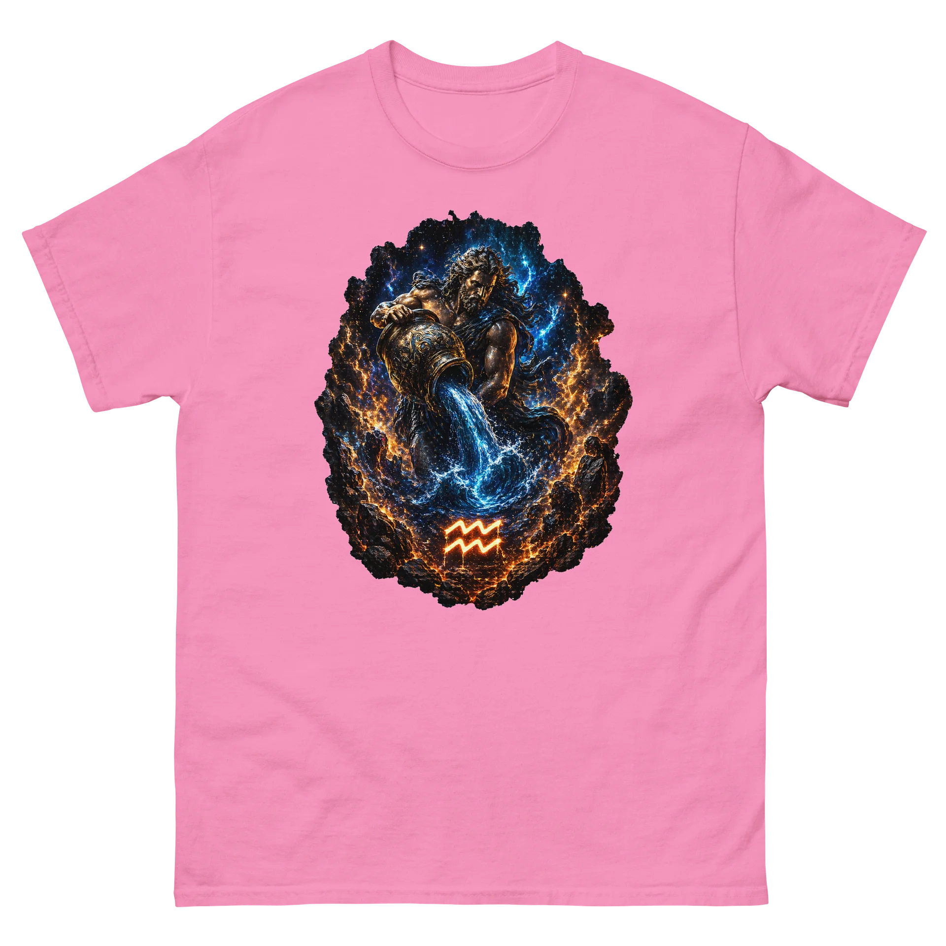 Bearer of Cosmic Waters — Aquarius Zodiac Tee product image (2)