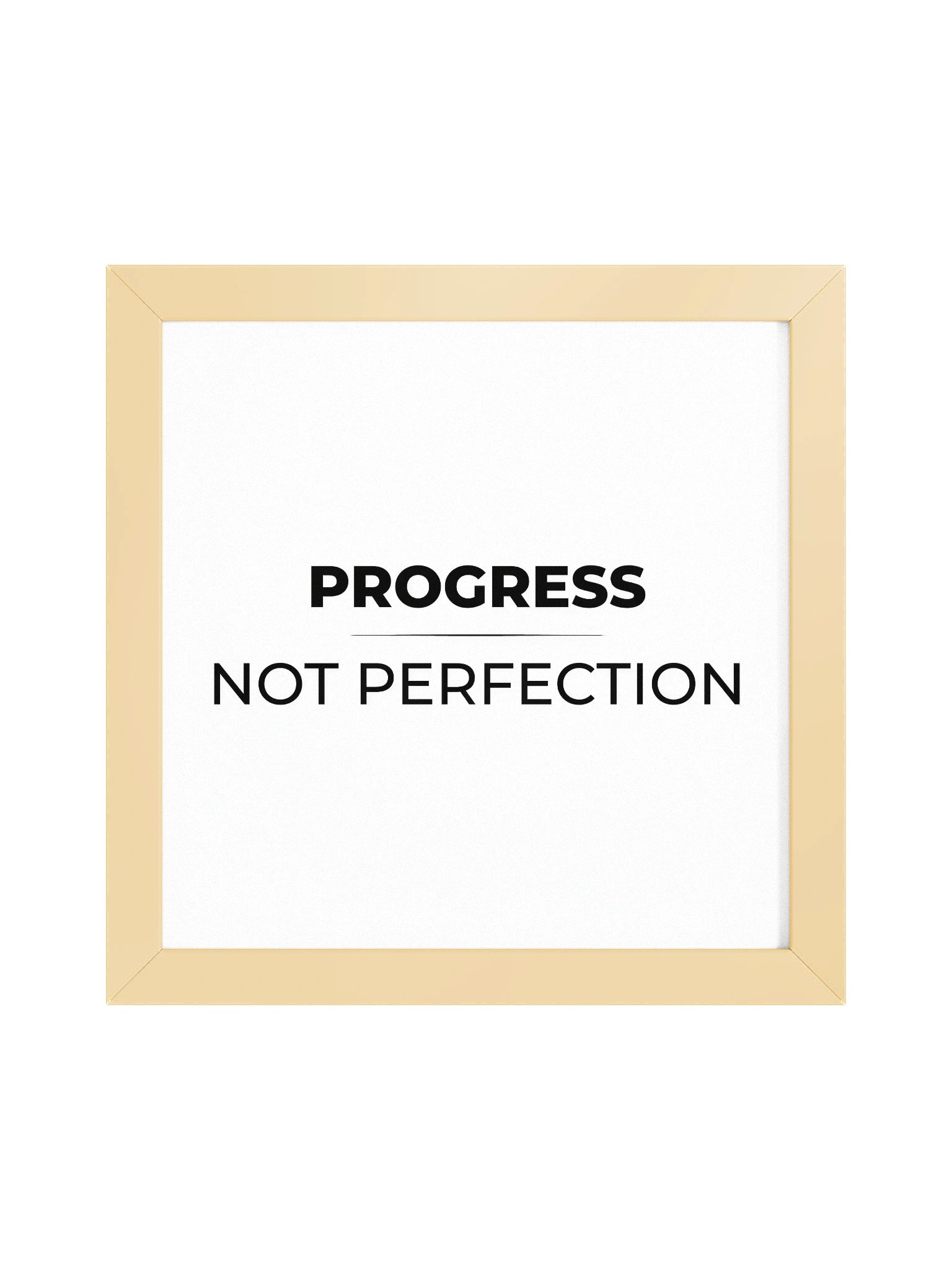 Framed Reminder - Progress. Not Perfection - Oak product image (2)
