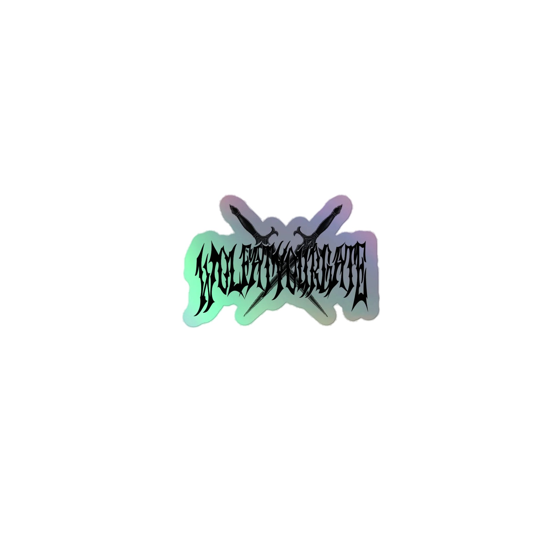 WolfAtYourGate Daggers Sticker product image (1)