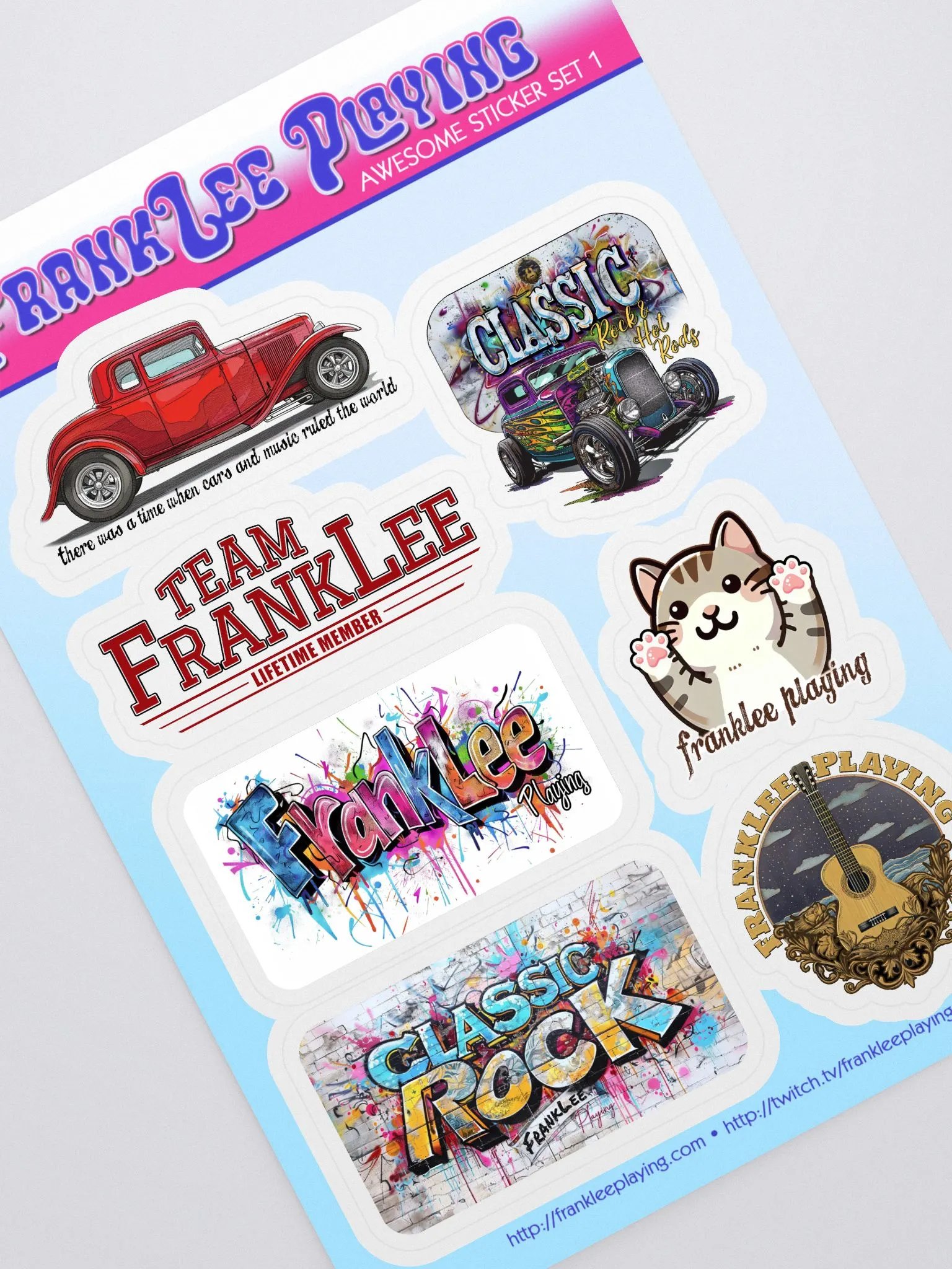 FrankLee Playing Awesome Sticker Set 1 product image (1)