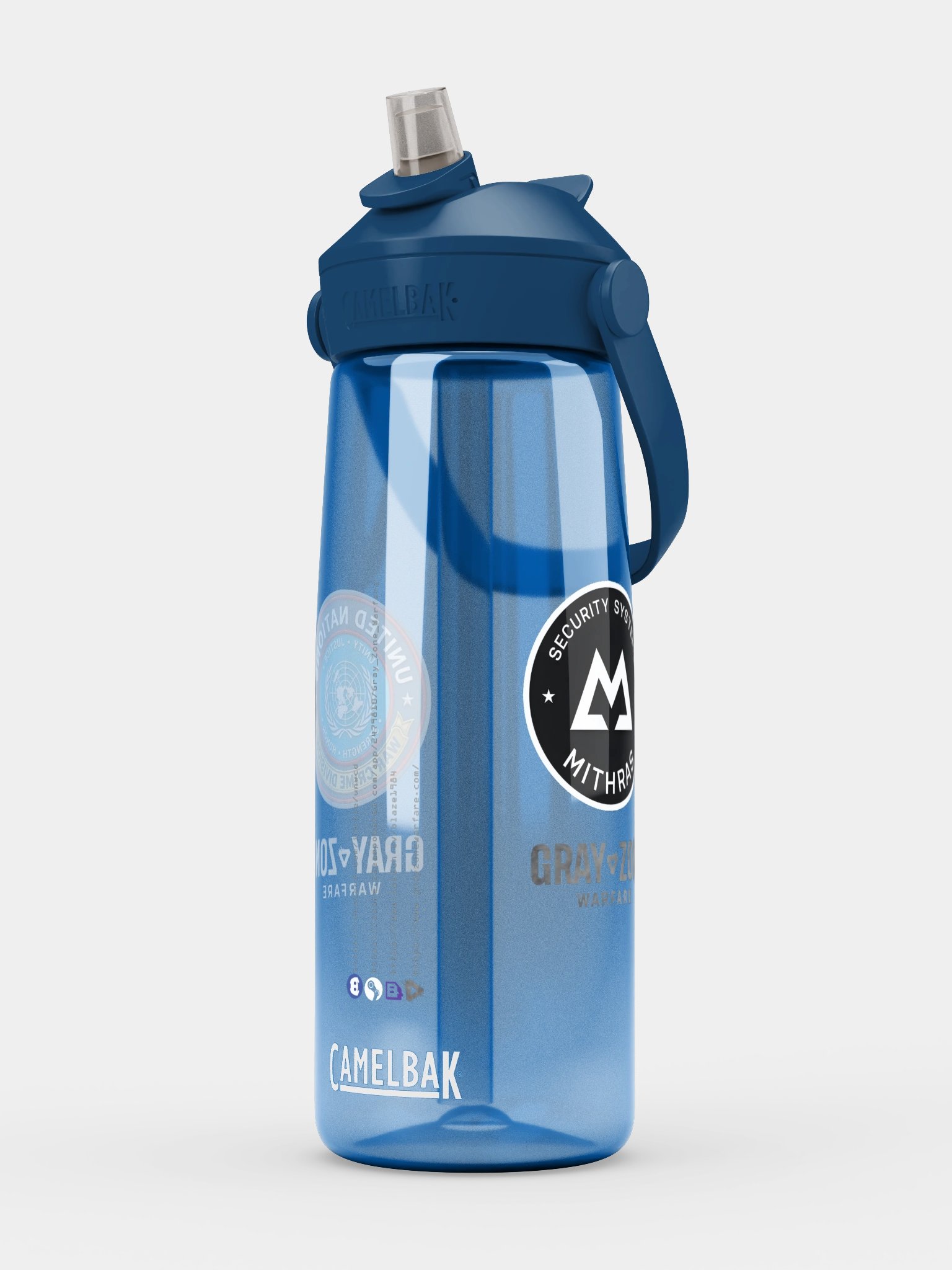 UNWCD/MSS Flip Straw Water Bottle - Smoke GZW product image (5)