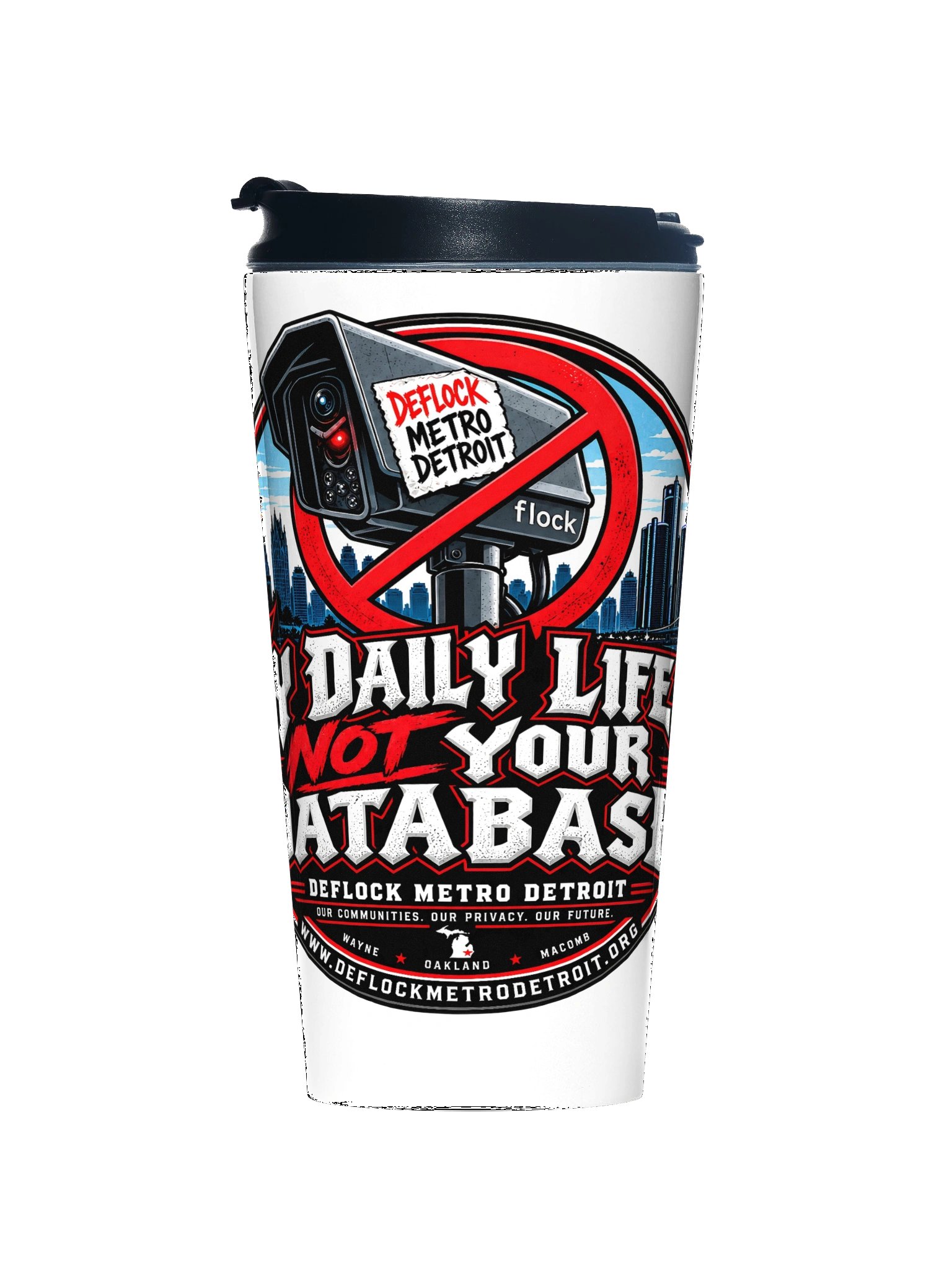My Daily Life Is Not Your Database Travel Mug product image (1)