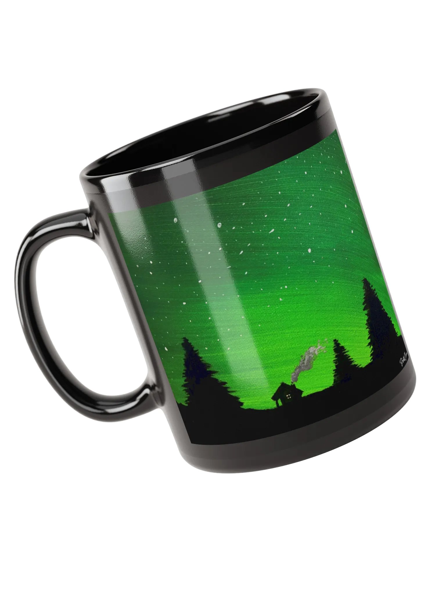 "Hearthlight" Mug in black product image (3)