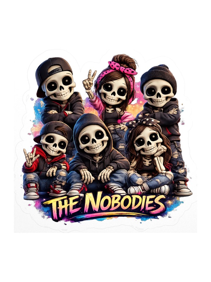 ''The Nobodies'' Kiss Cut Stickers product image (1)