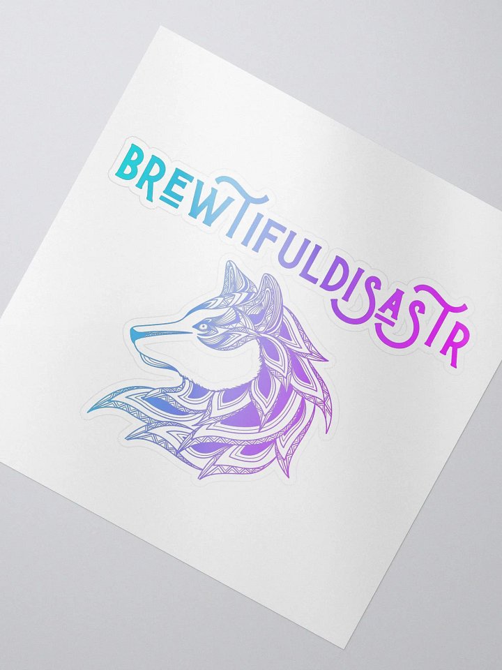 BrewtifulDisastr Logo Sticker product image (2)