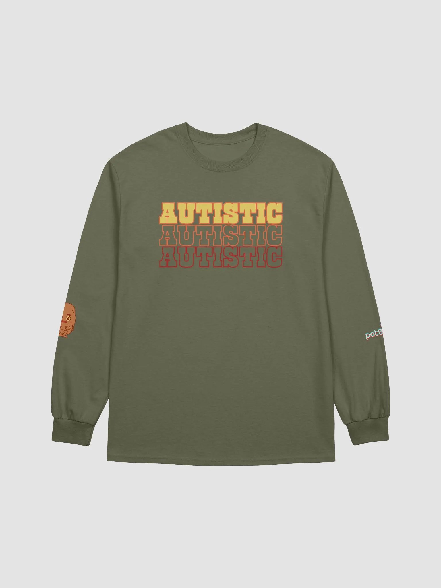 AUTISTIC CAT long sleeve tee product image (22)