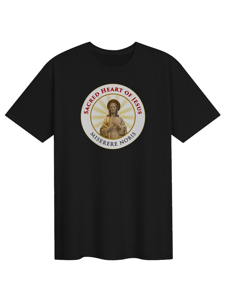 Sacred Heart of Jesus Miserere Nobis Budget Tee product image (1)