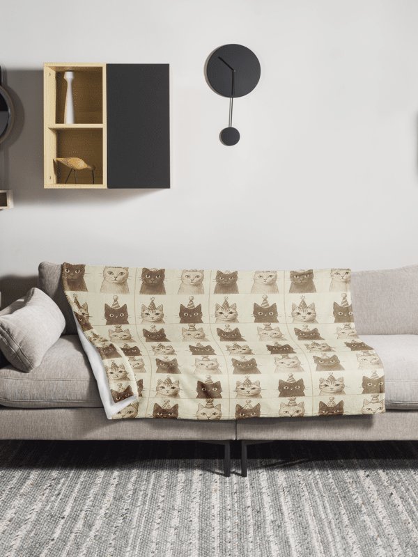 Party Cats Throw Blanket product image (2)