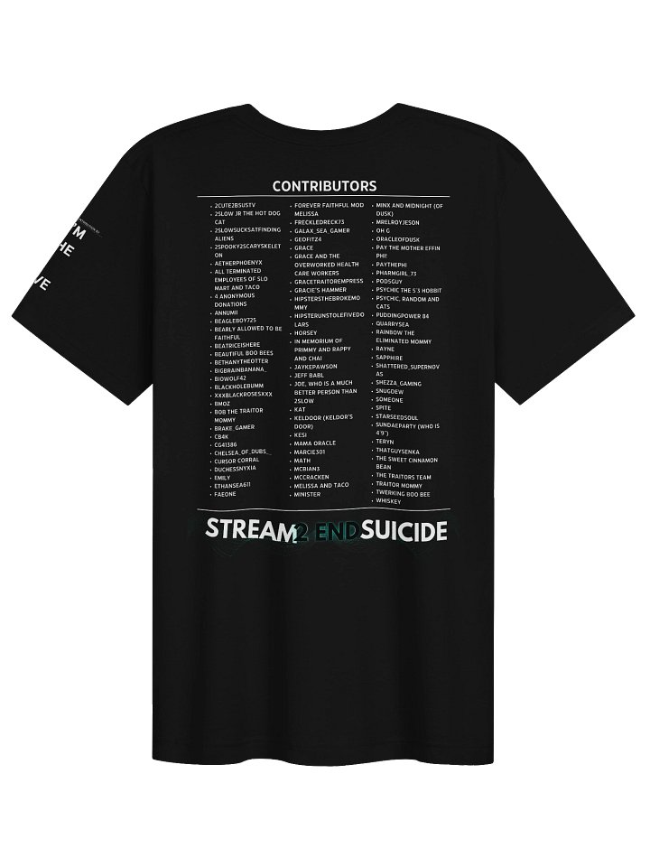 Stream 2 End Suicide 2026 Tee product image (2)