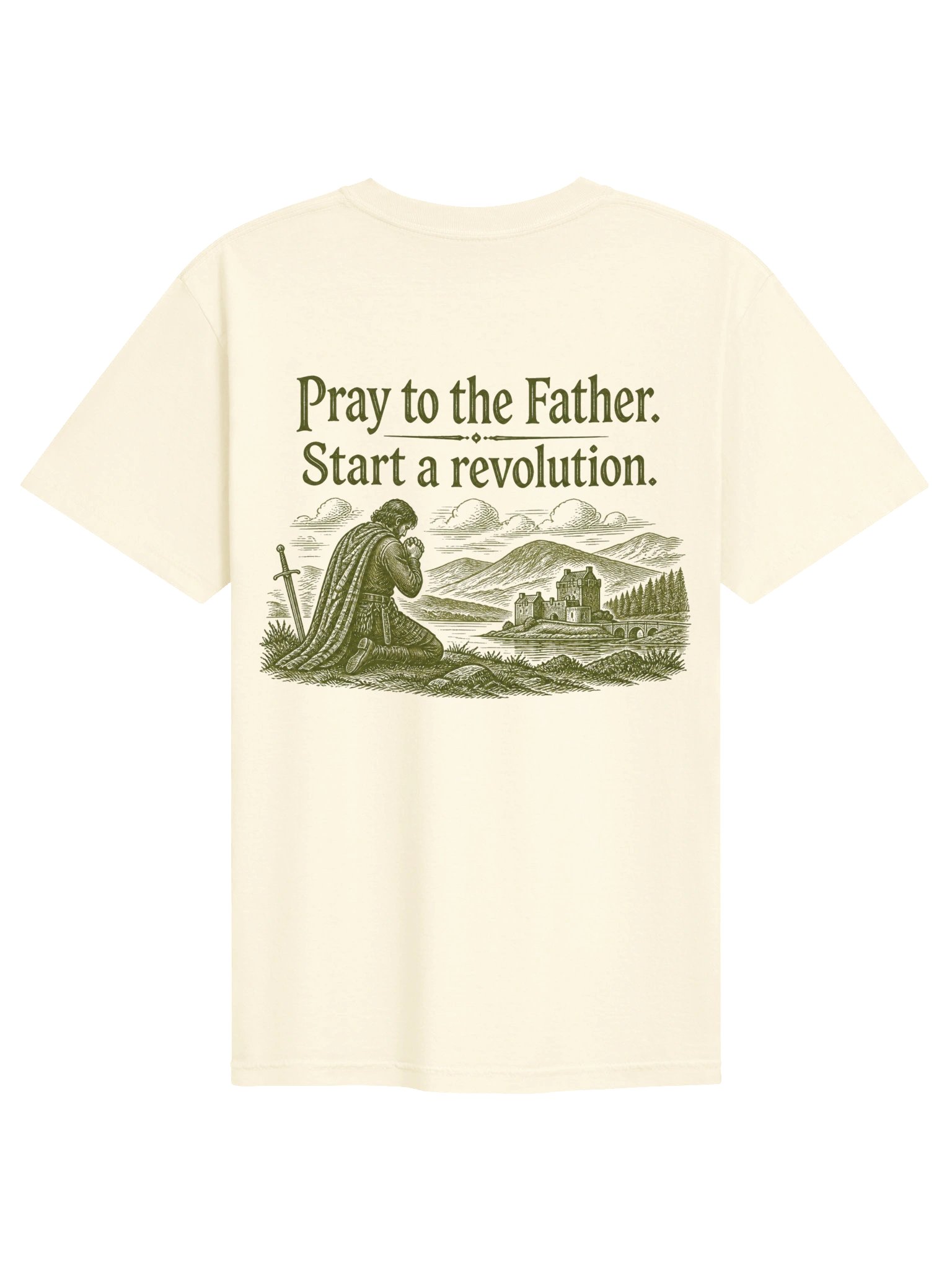 Pray to the Father Tee — Start a Revolution product image (3)