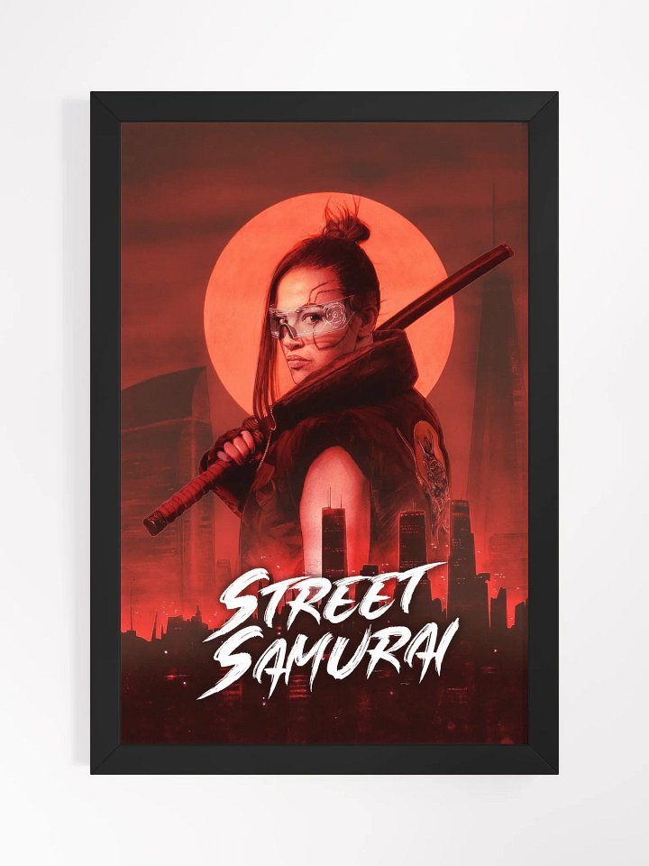 Framed Street Samurai Poster product image (1)