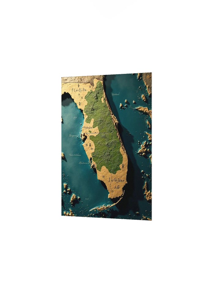 La Florida (1565): Biophilic 3D Relief Map of the First Frontier product image (12)