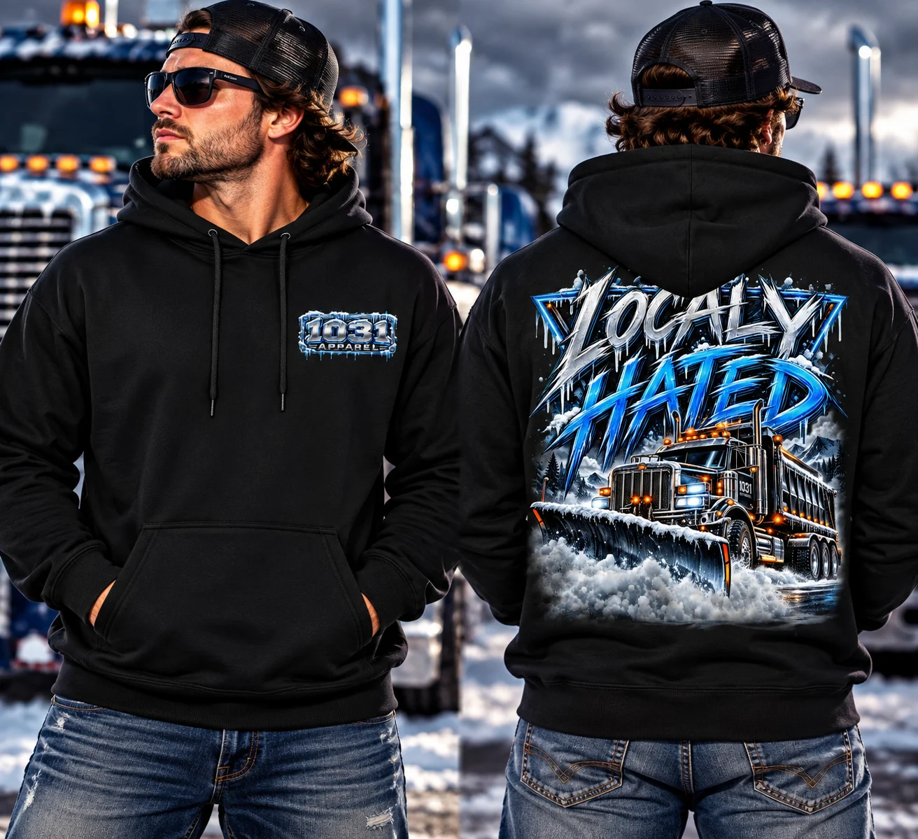 LOCALLY HATED SNOW PLOW HOODIE product image (1)