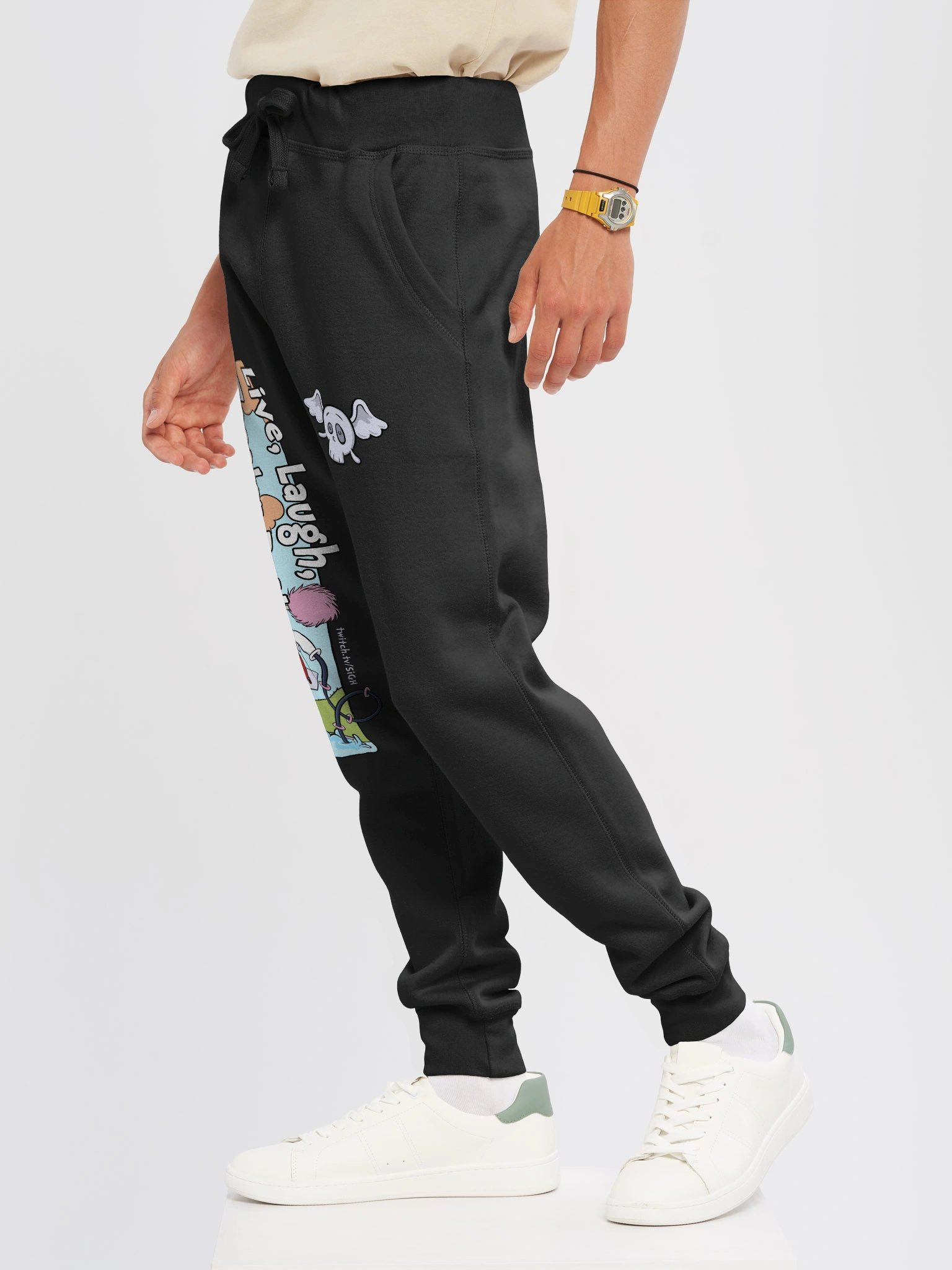 Live Laugh Toaster Bath Joggers product image (6)