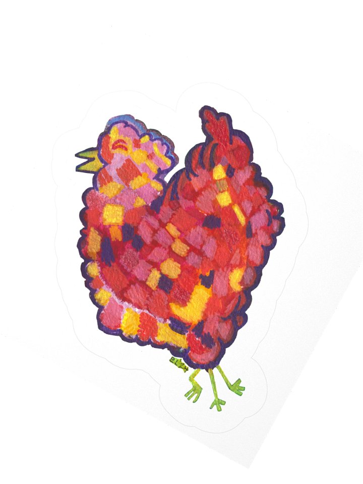 Chicken Majesty Sticker product image (5)