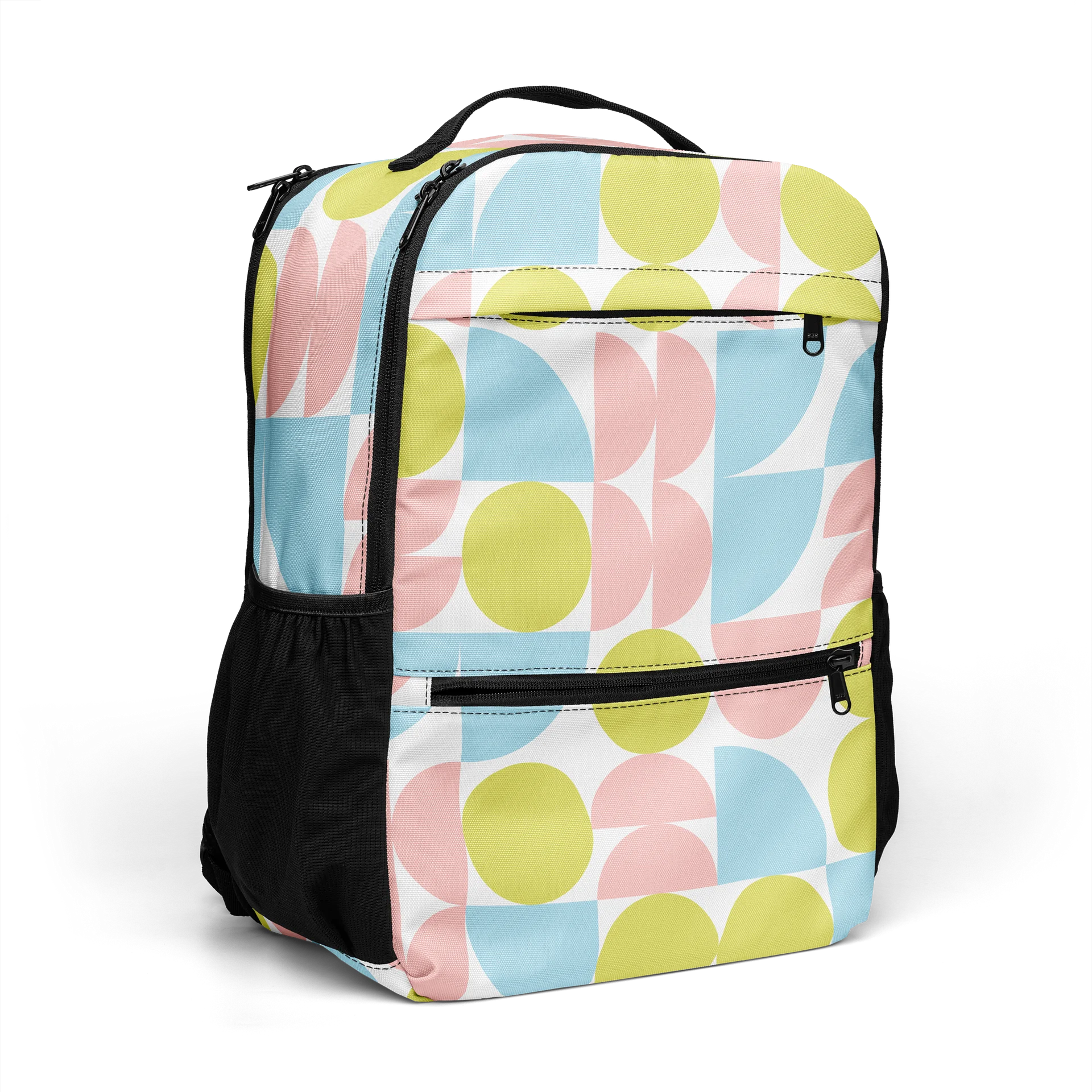Pastel Geometry All-Over Backpack product image (7)