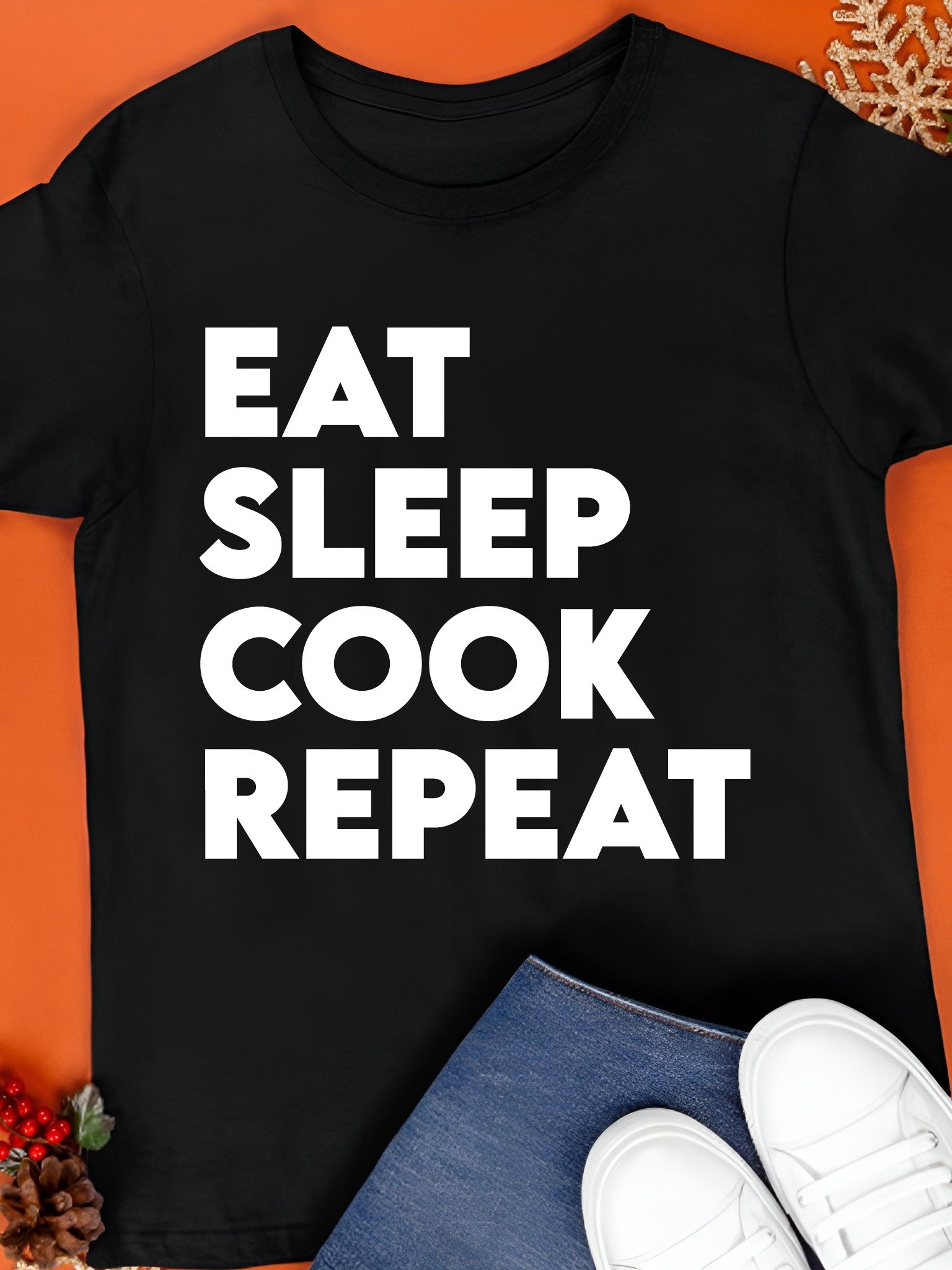 Sophie Eat Sleep Cook Repeat Shirt product image (1)