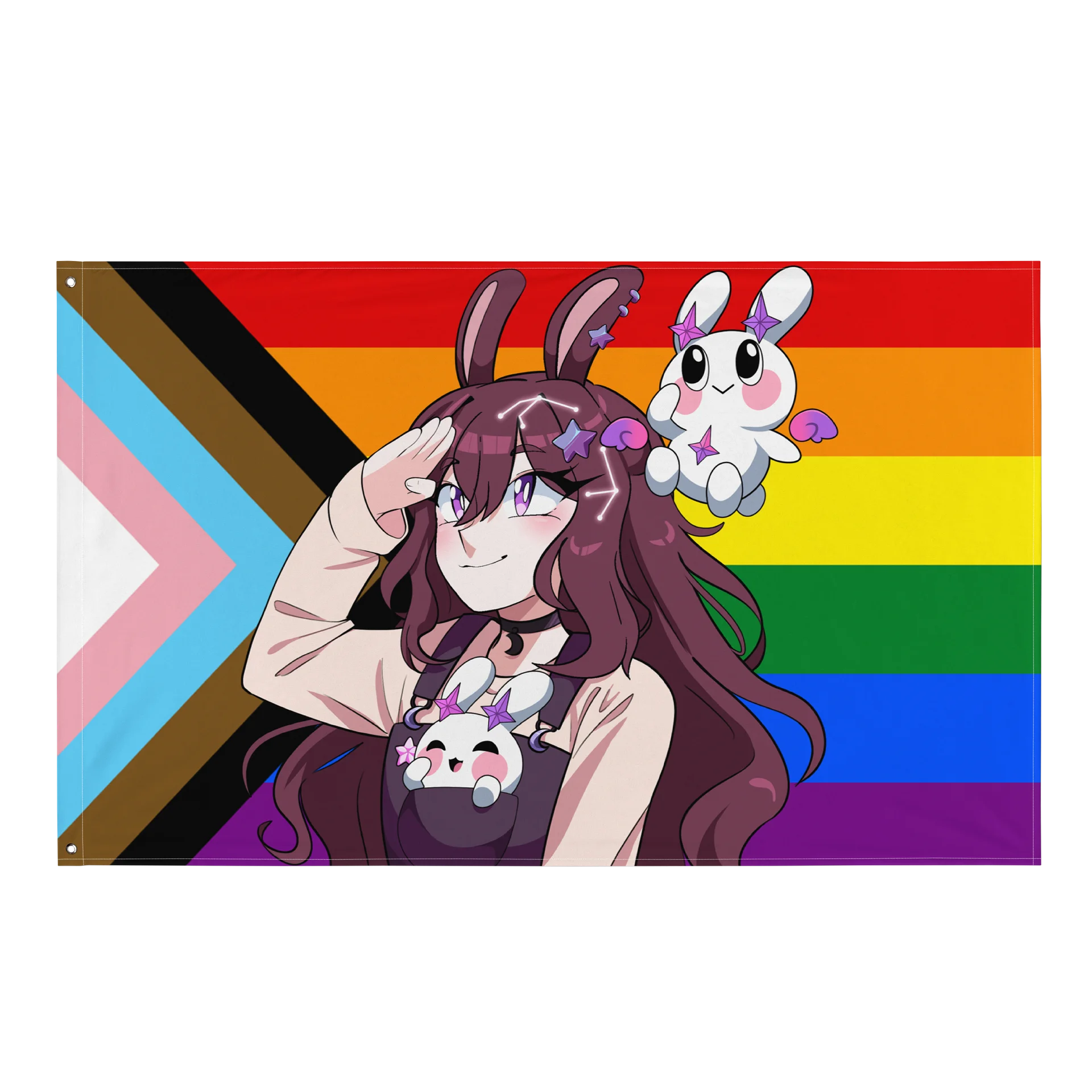 Progress Flag - featuring Yuwuna and Mellow! product image (1)