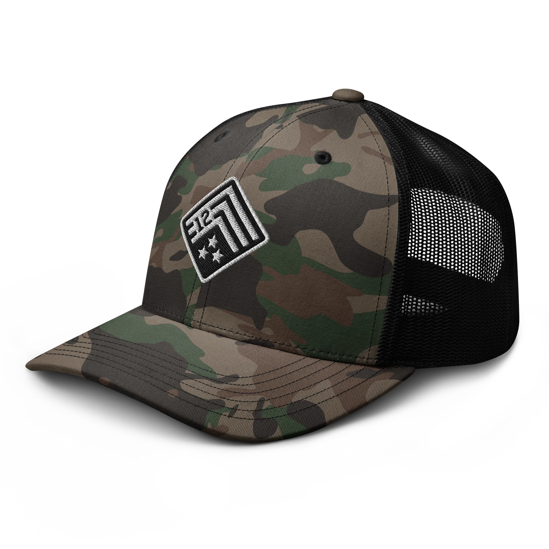 Schwarber’s Neighborhood Heroes Camo Trucker Hat product image (4)