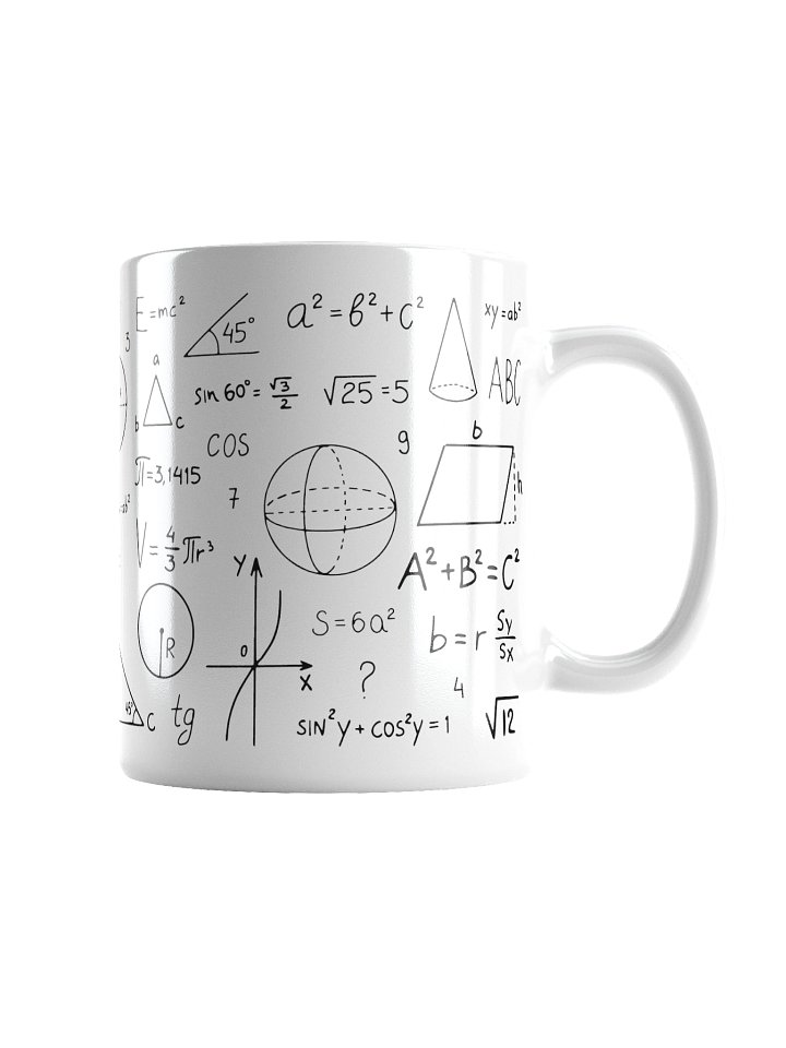 “Mathematical Formulas” Mug – Geek & Science Edition product image (2)