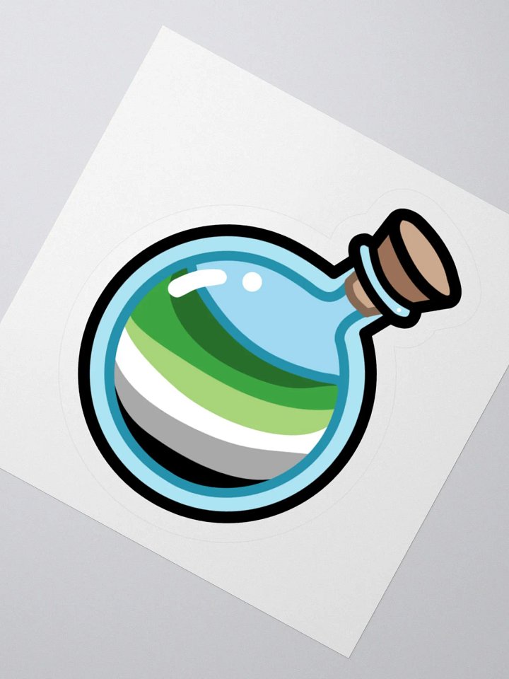 Aromantic Pride Potion Sticker product image (2)
