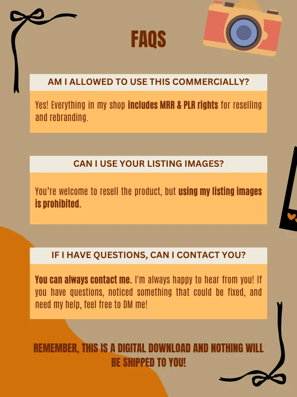 MRR/PLR Fall Stock Images product image (12)
